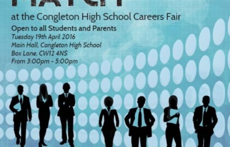 Image of Meet Your Match at the Congleton High School Careers Fair