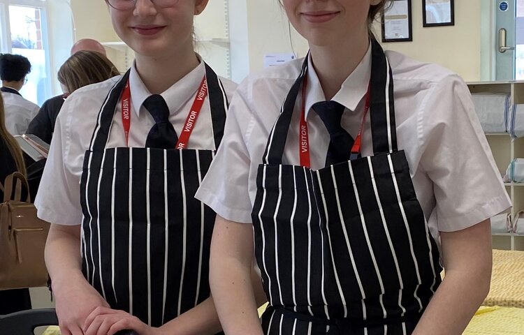 Image of Amelia and Ella's Rotary Young Chef Success
