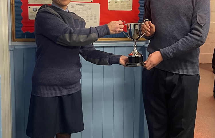 Image of Zach Named as February Cadet of the Month