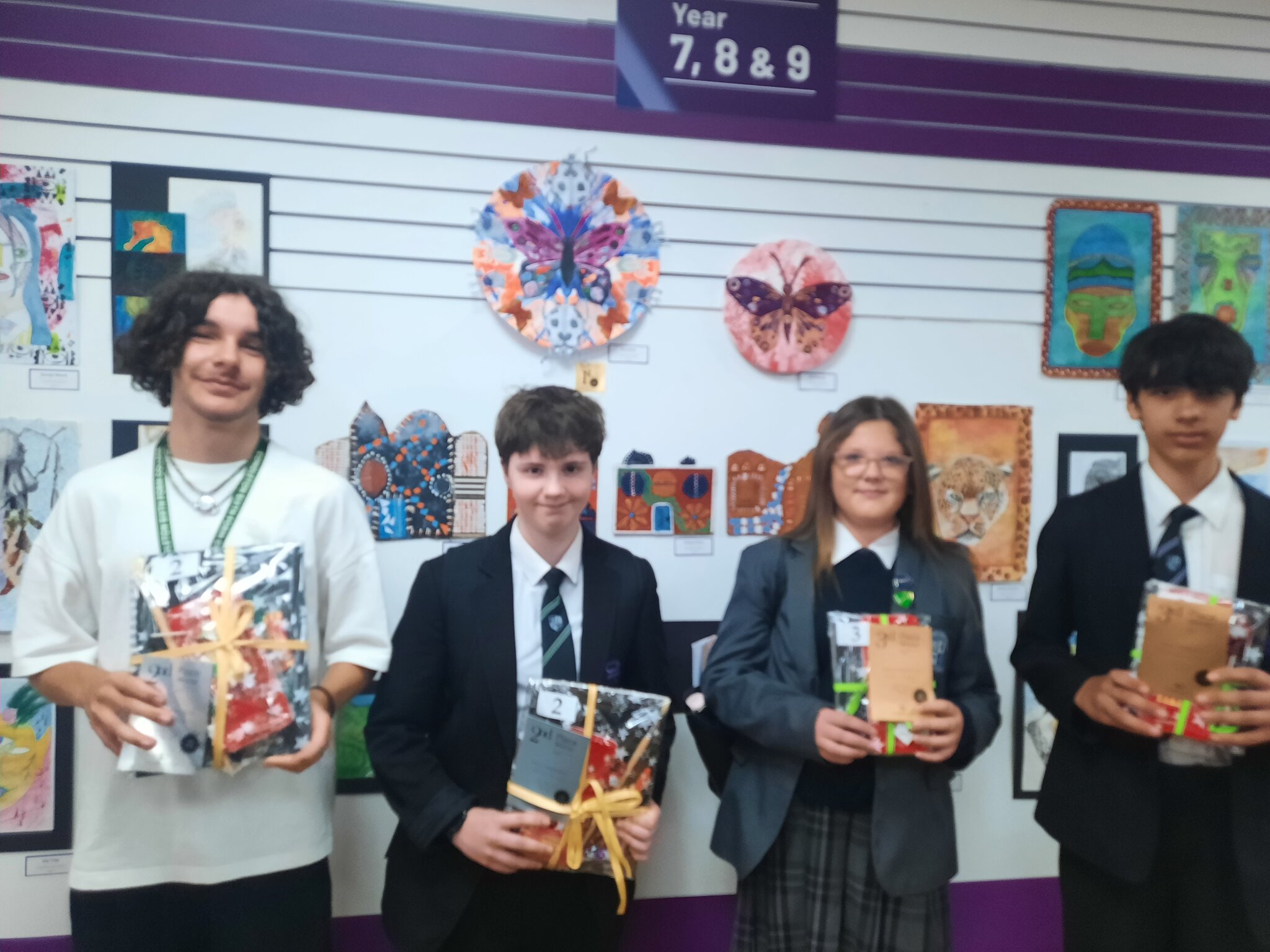 Image of CHS Artwork at TLP Art Exhibition