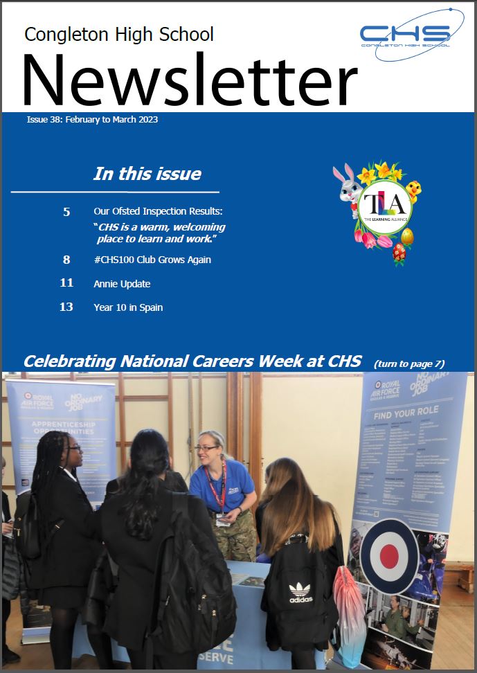 Image of Latest CHS Newsletter Out Now