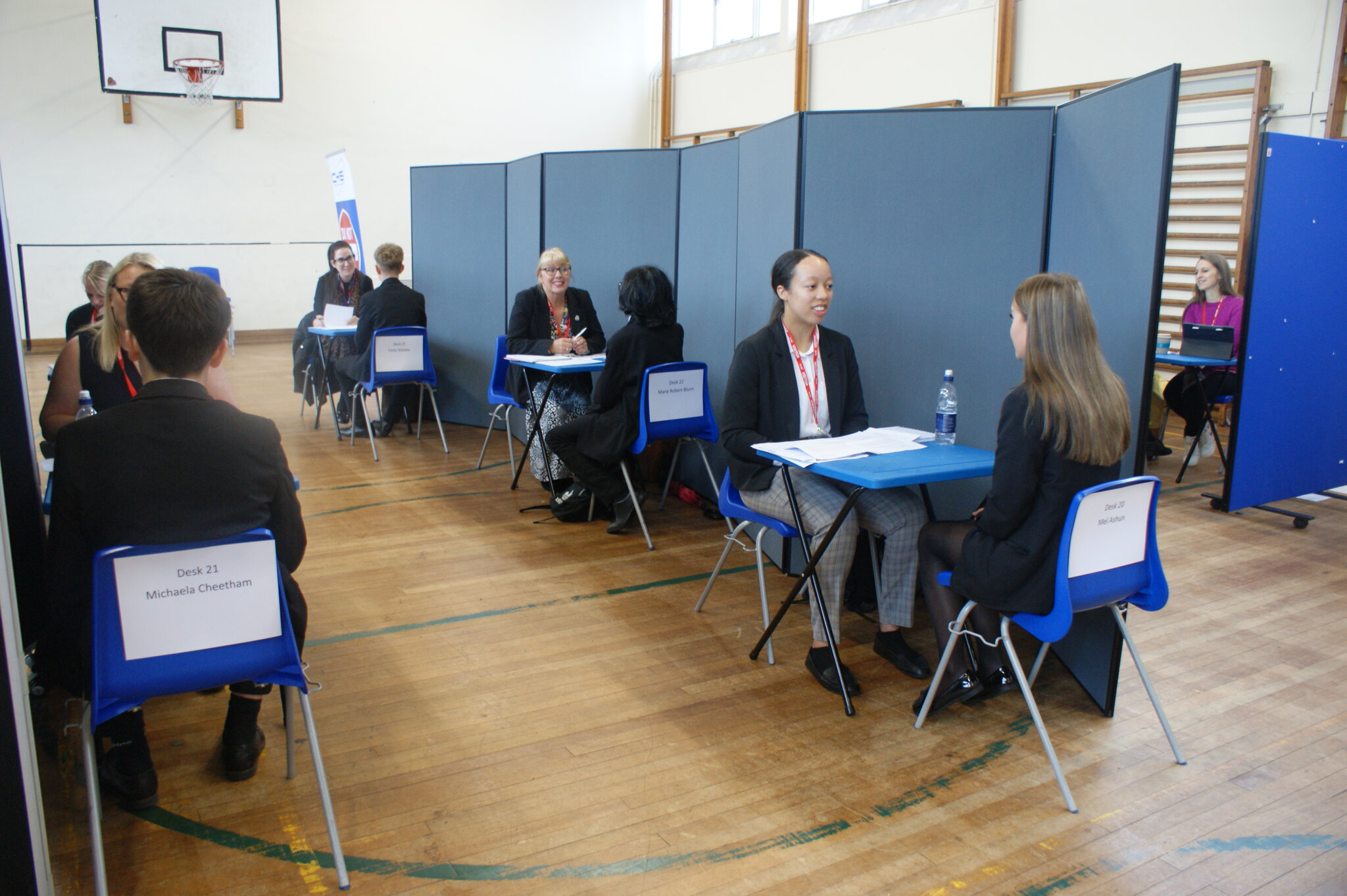 Image of Year 11 Students Try Out their Interview Skills