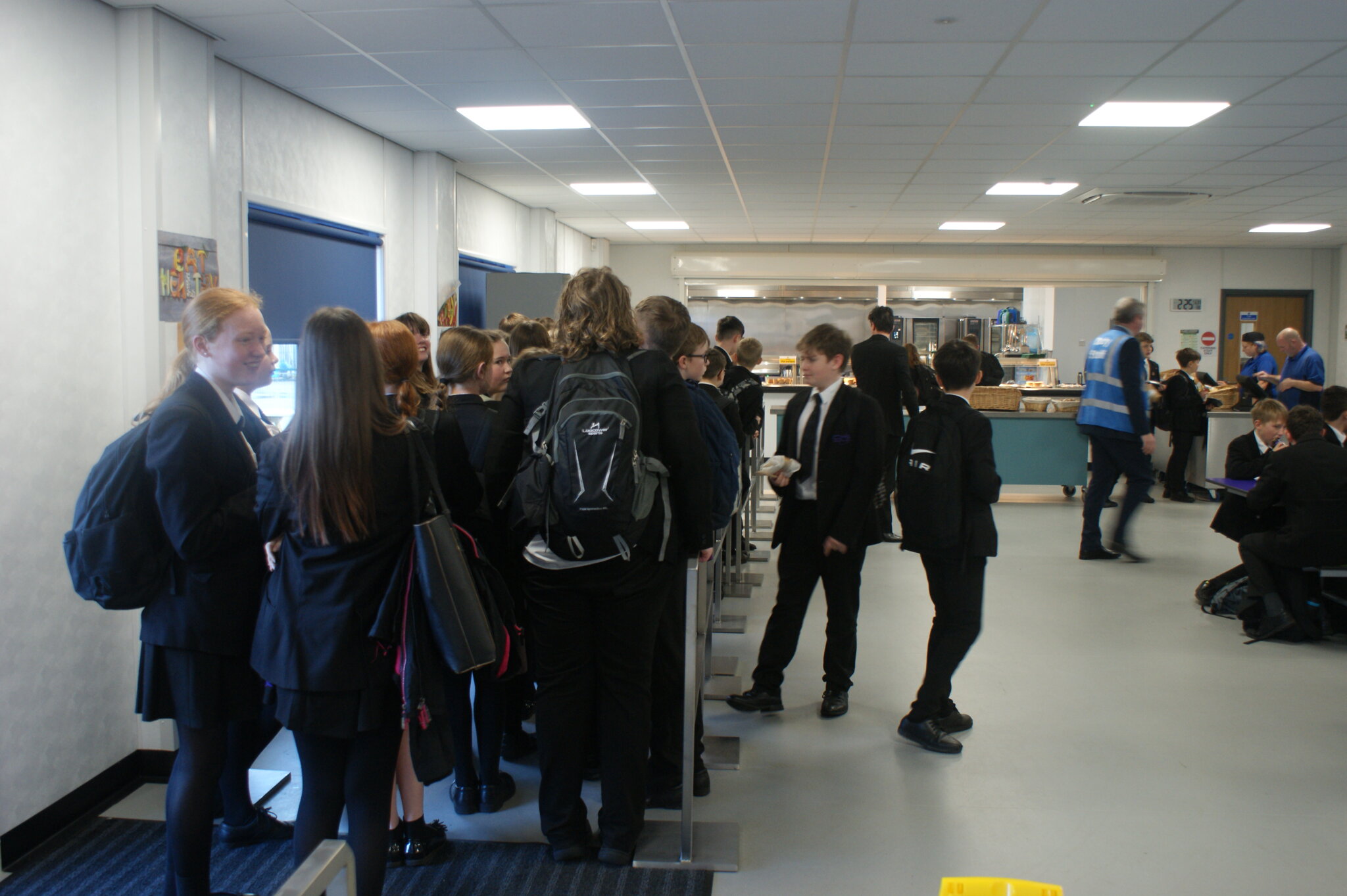 Image of Students Enjoy Brand New Refectory