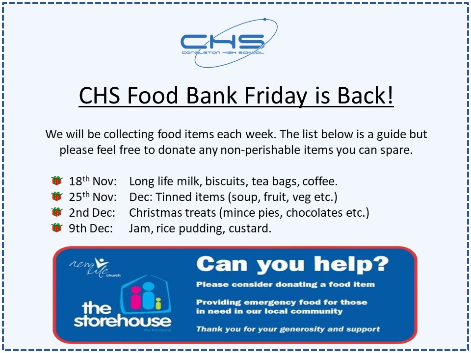 Image of Foodbank Friday is Back!