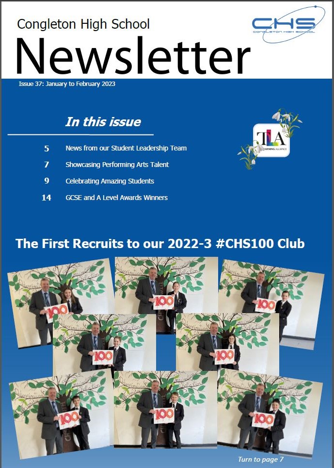 Image of Latest CHS Newsletter Available Now