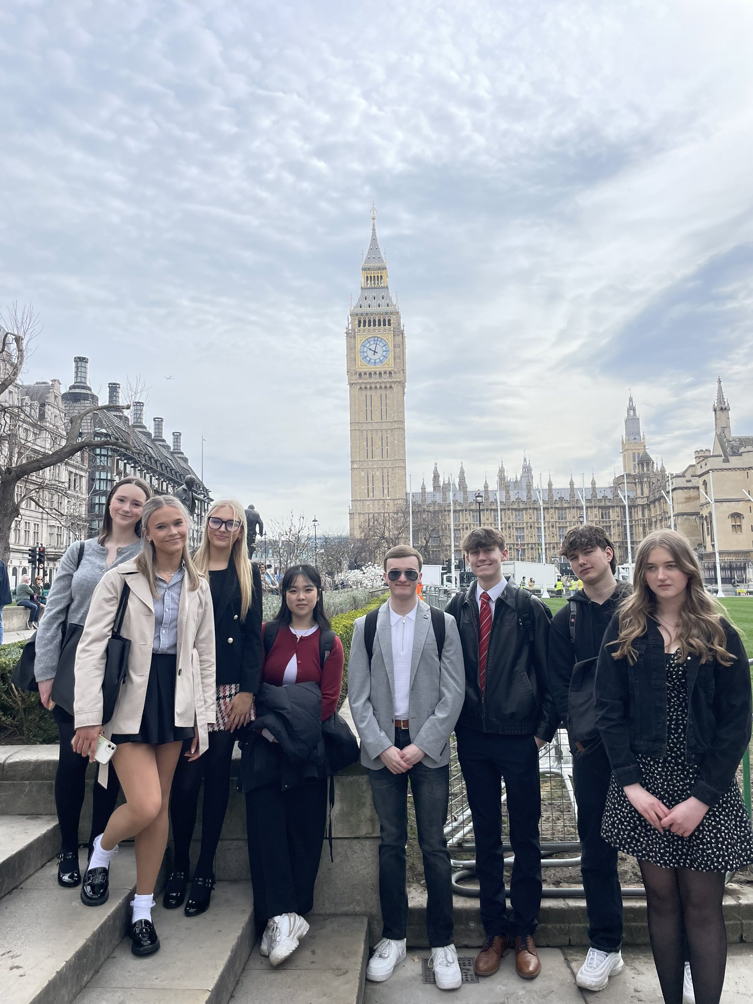 Image of Year 12 Represent CHS in the House of Lords