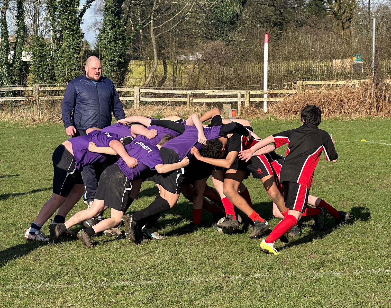 Image of Great Sportsmanship from Year 7 and 8 Rugby Players