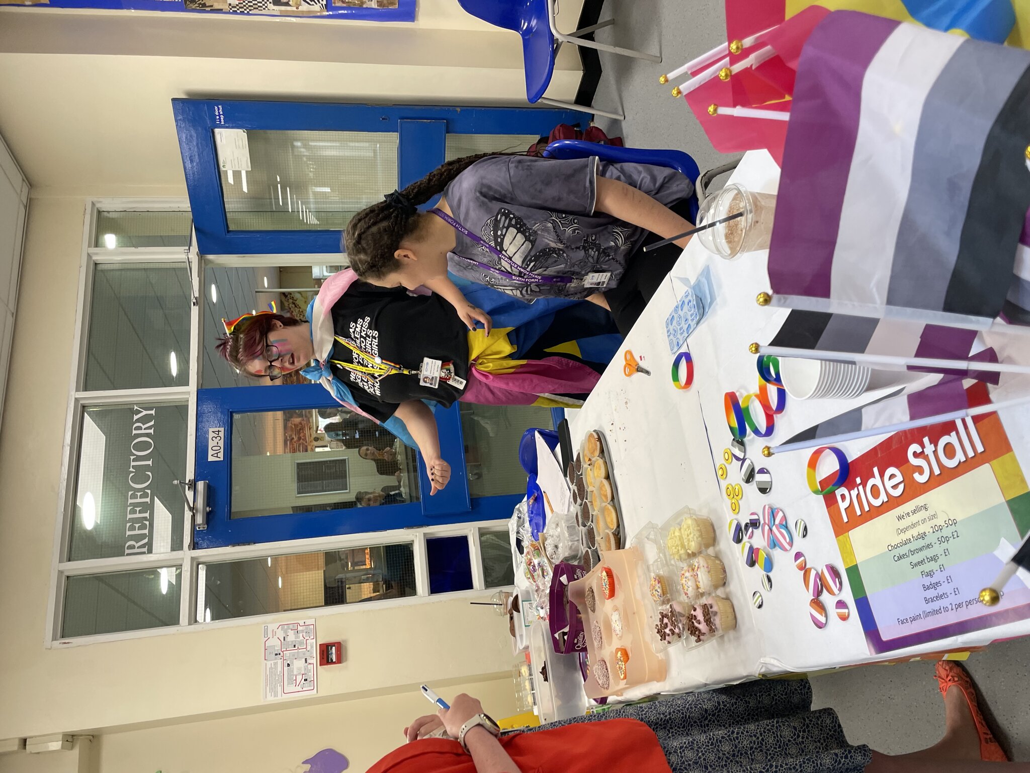 Image of Pride Stall Raises Almost £300