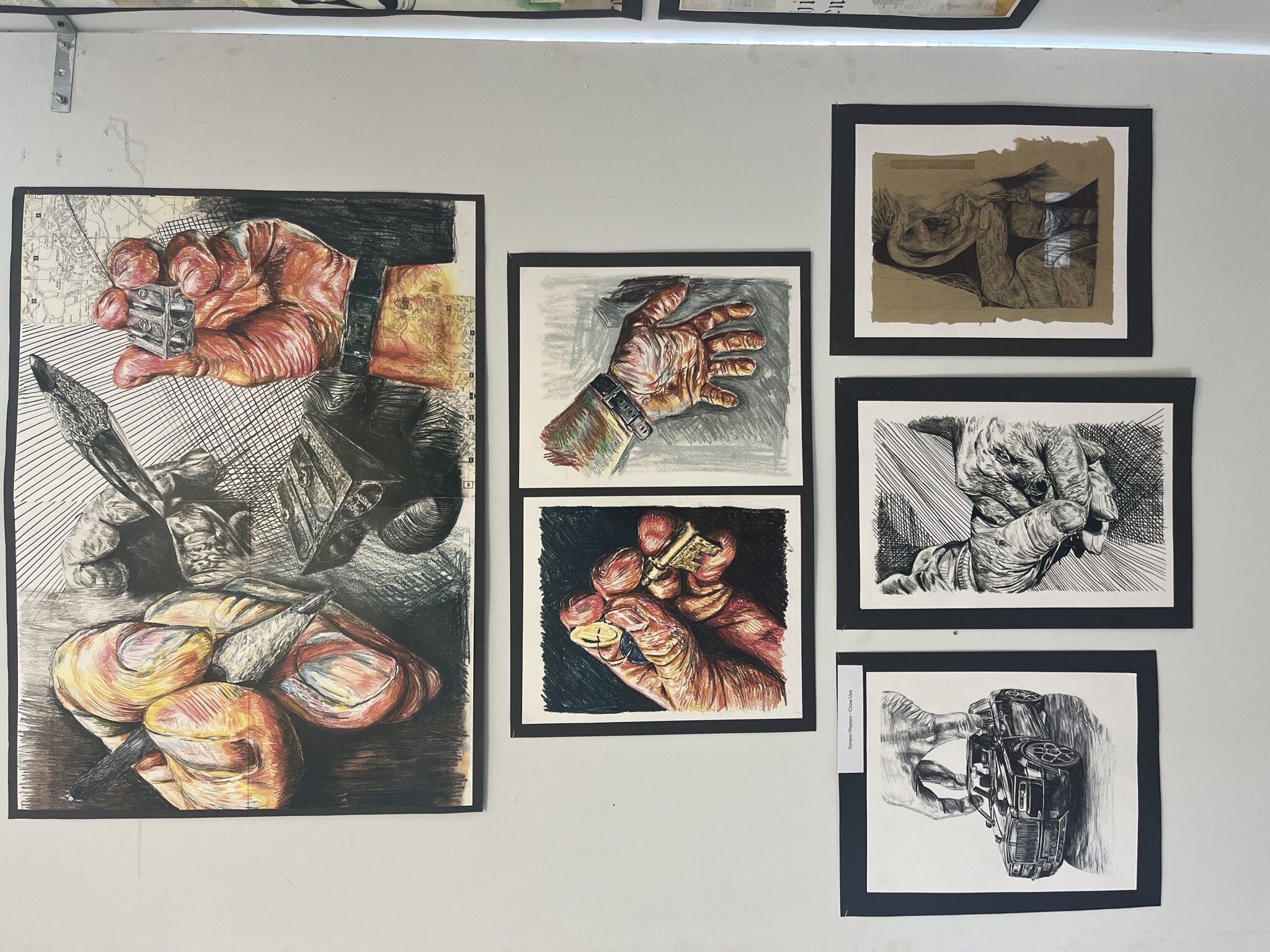 Image of Sixth Form Students Share their Artwork with Congleton
