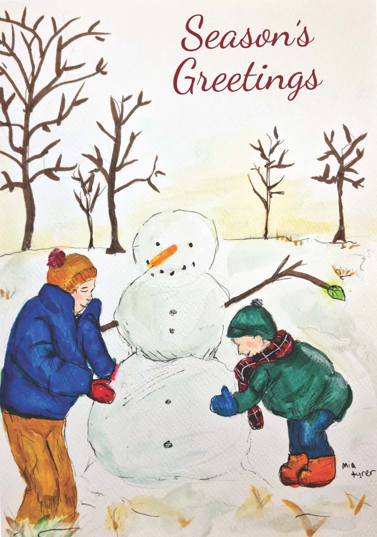 Image of A Winning Design for a Christmas Card