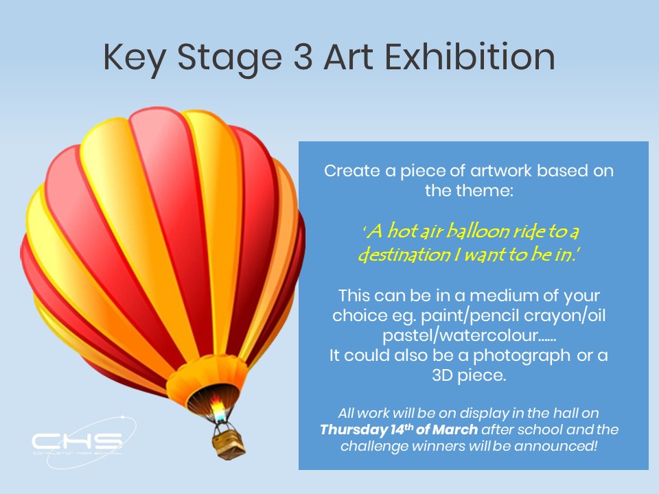 Image of Key Stage 3 Hot Air Balloon Art Exhibition