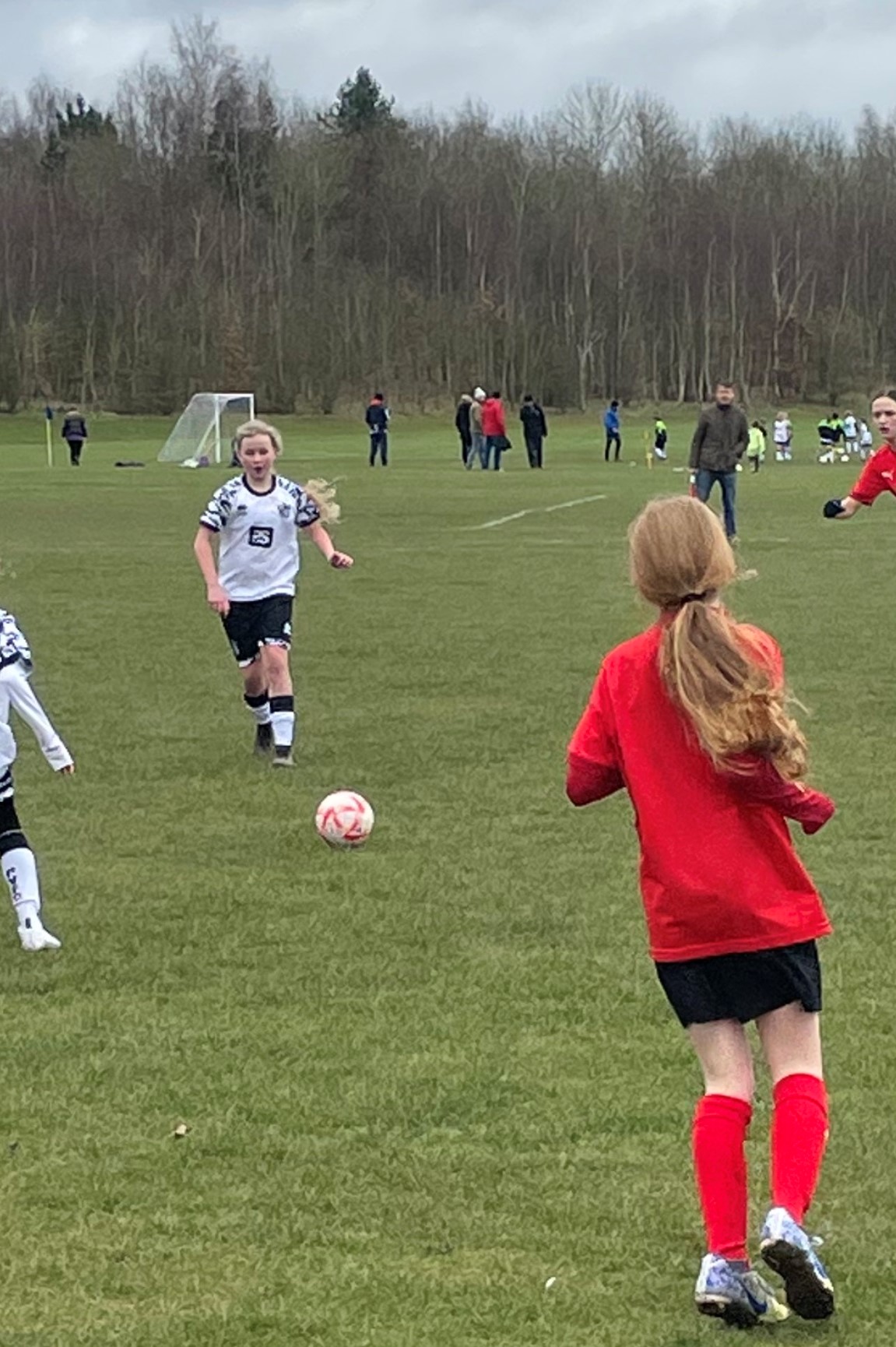 Image of Katya on the Pitch for Port Vale