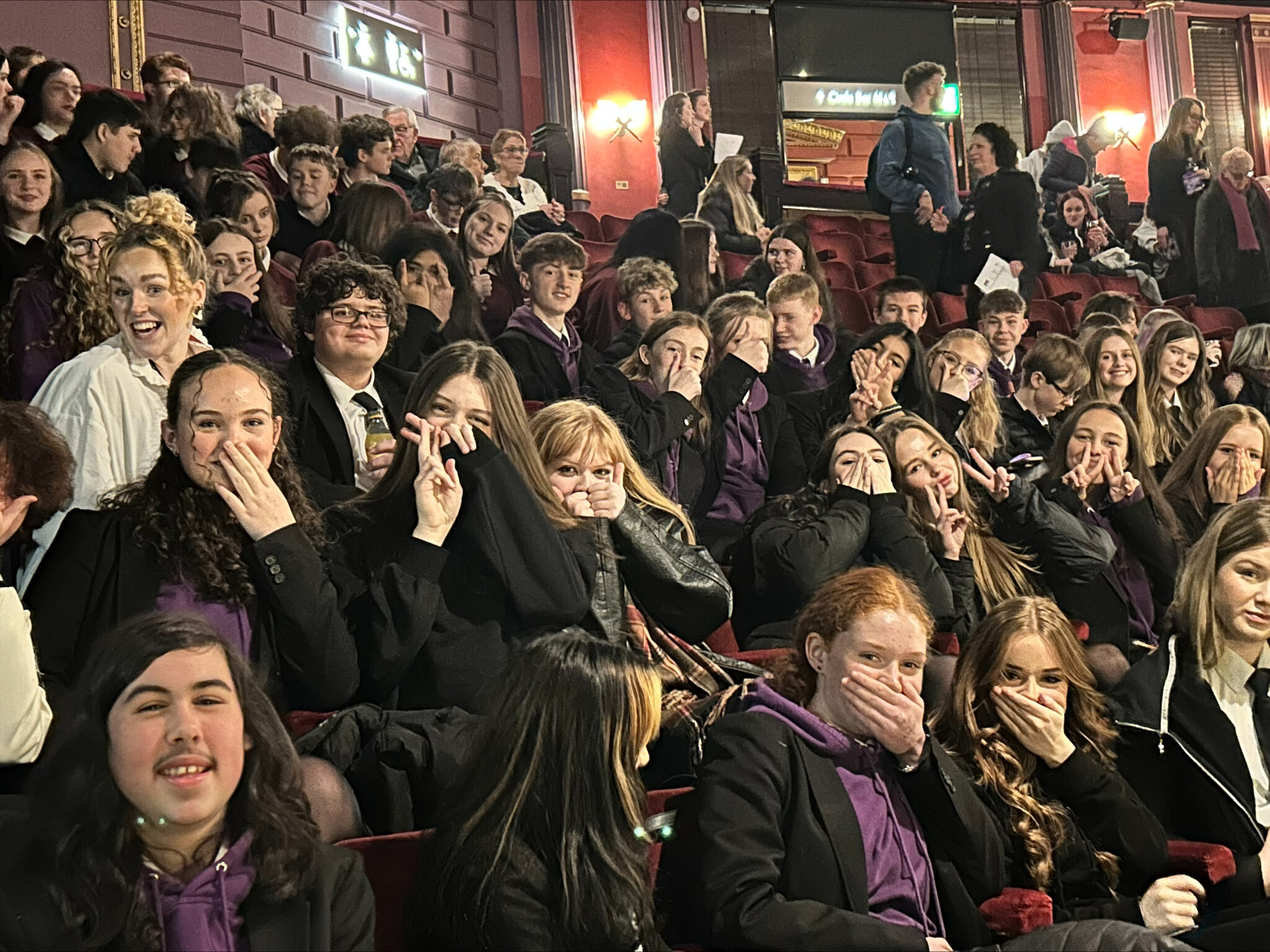 Image of Drama Students Experience Hamilton at the Palace