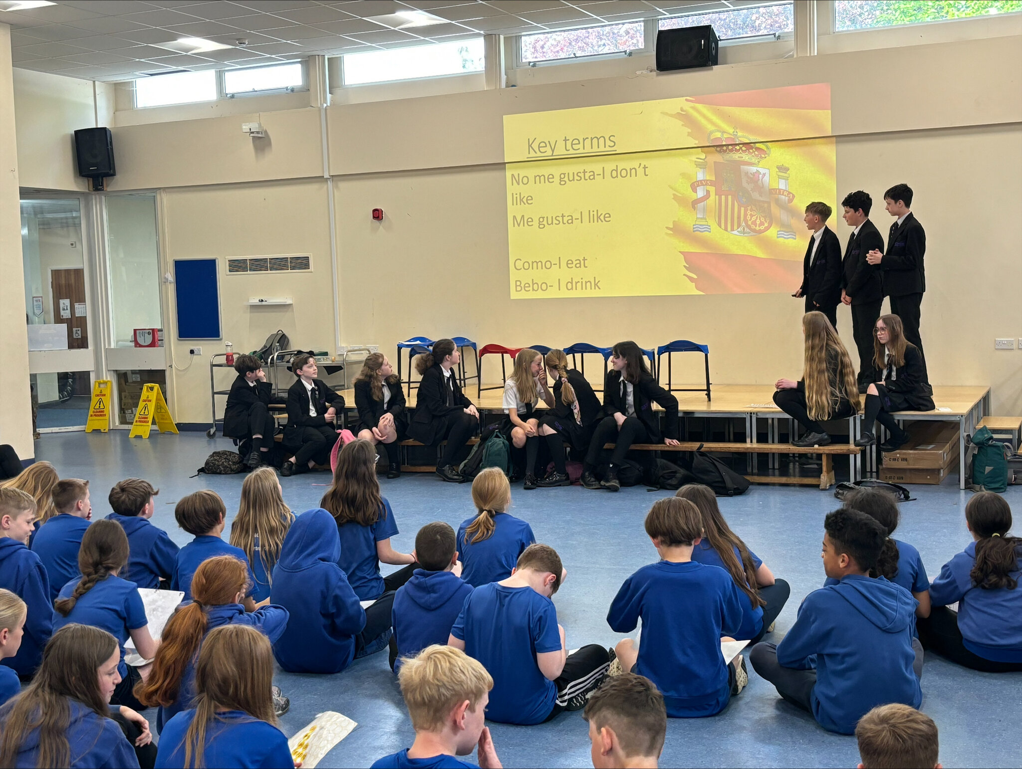 Image of Year 8 Language Ambassadors Inspire Quinta Pupils