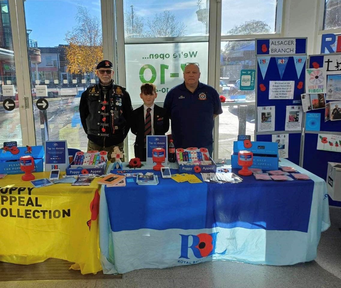 Image of William Volunteers with Royal British Legion