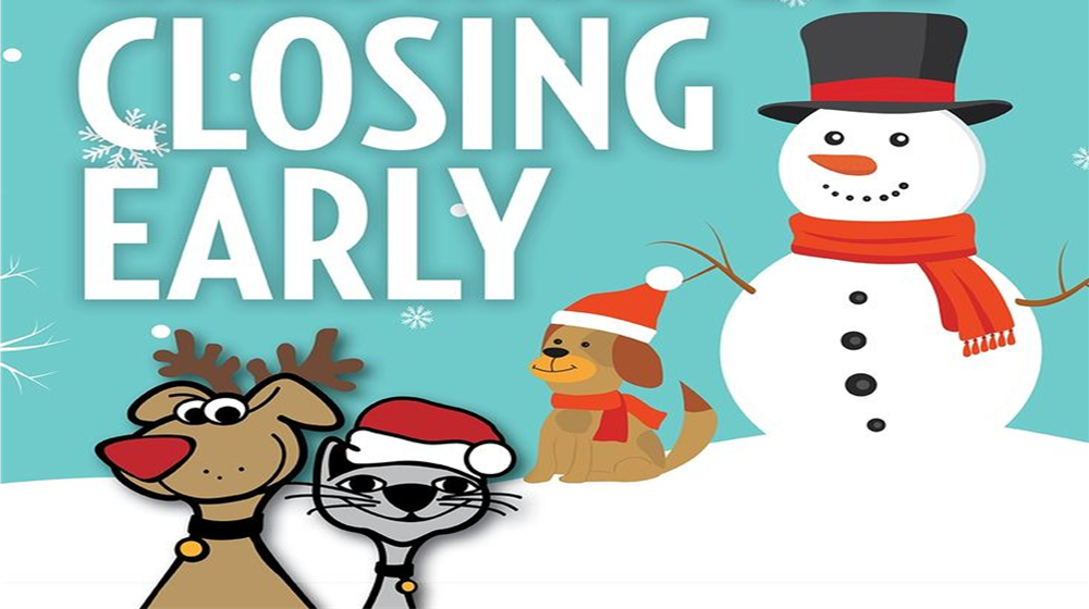 Image of Closing Early on 19/12/25