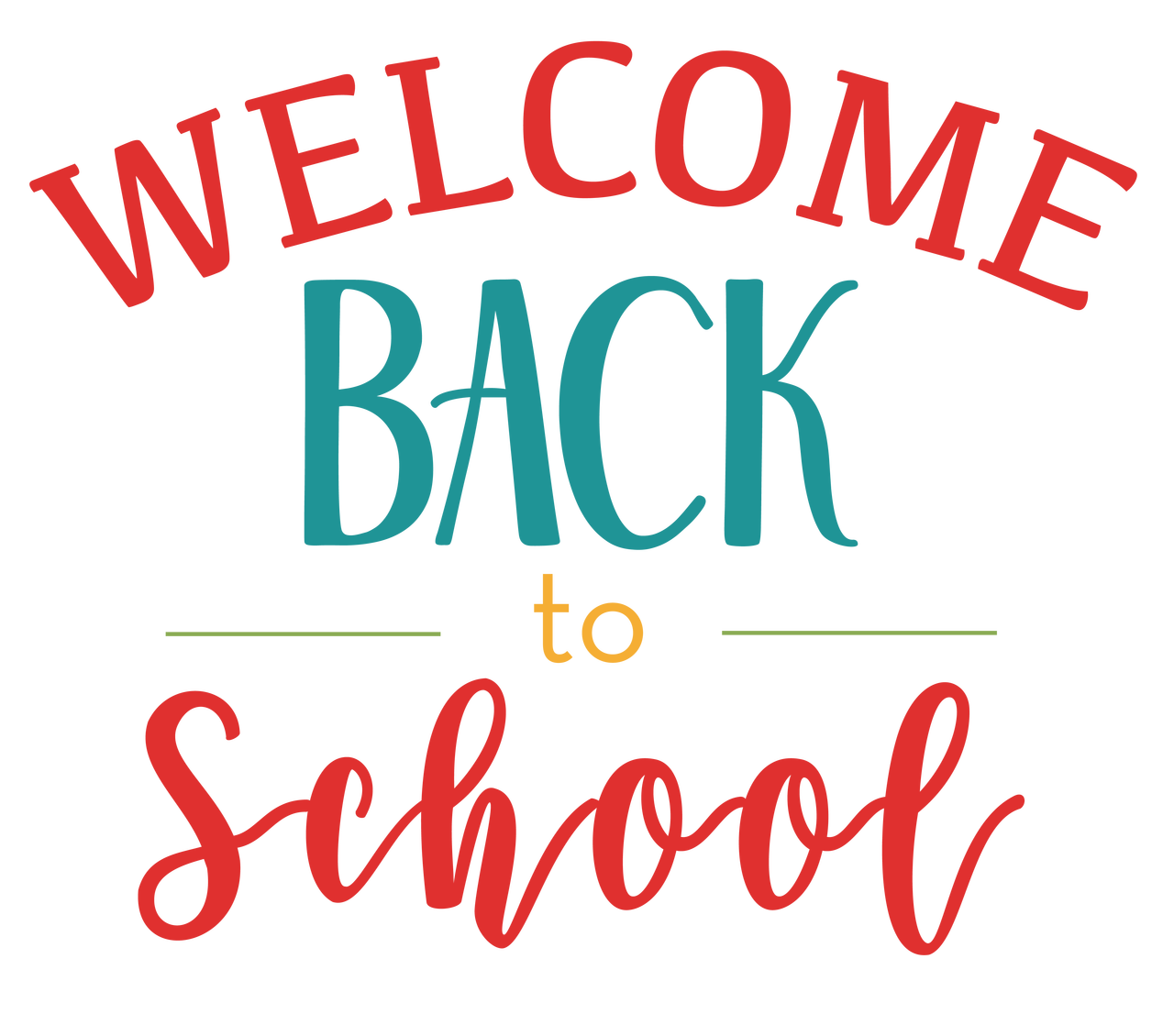 Image of Welcome back to school!
