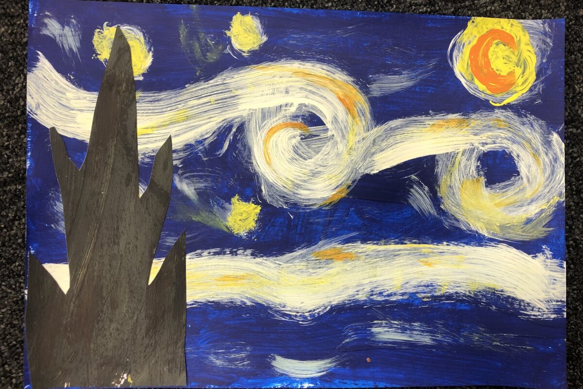 starry night year painted