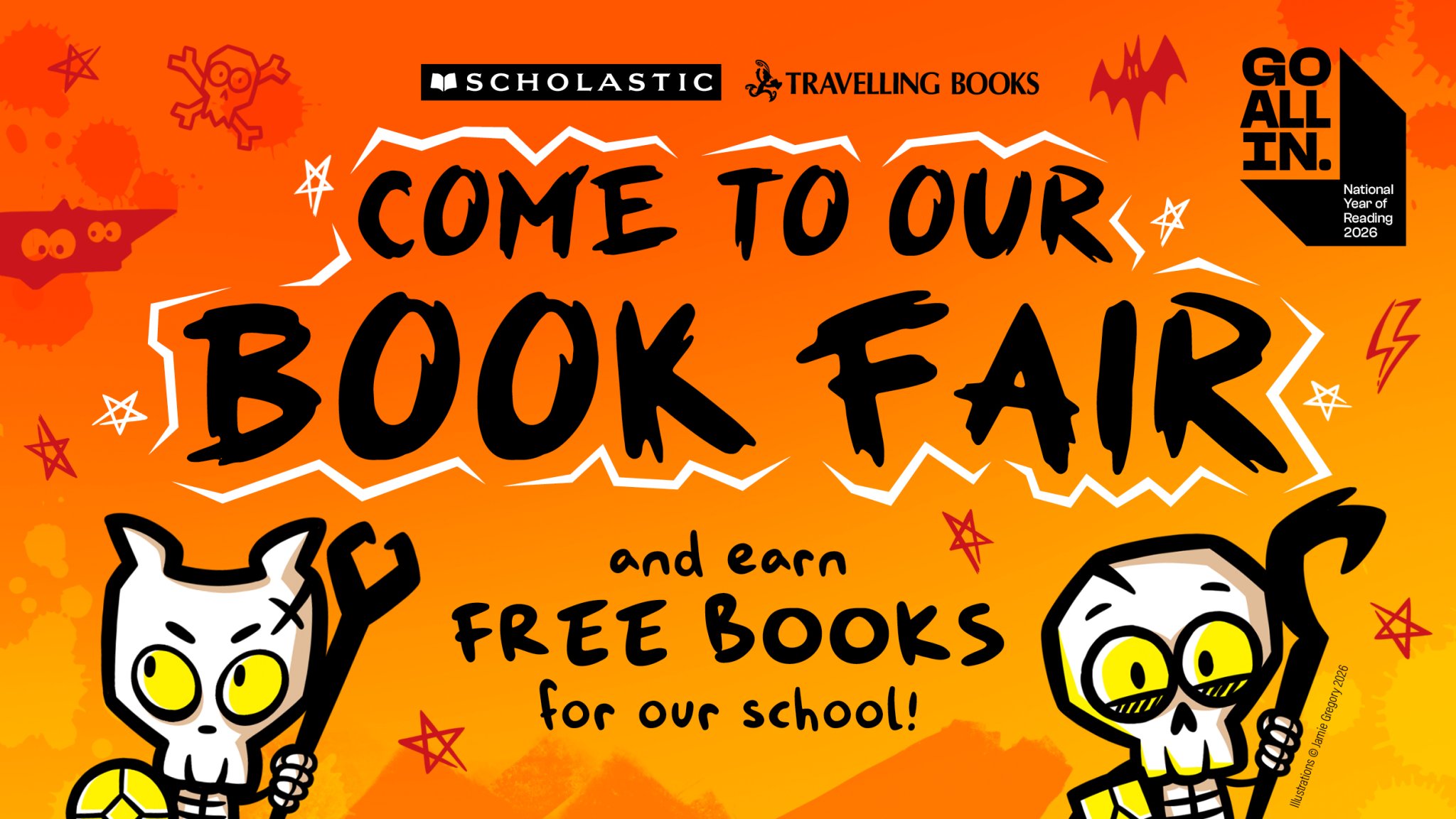 Image of Book Fair in School 