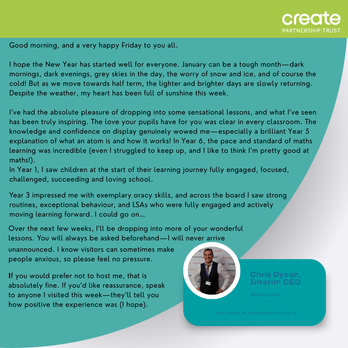 Image of Chris Dyson - Classroom Visits