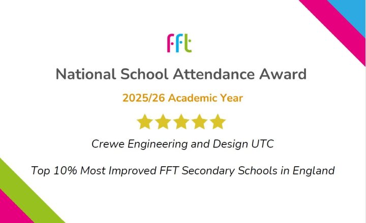 Image of Crewe UTC receives National Attendance Award