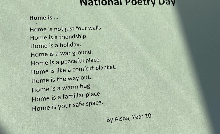 Image of National Poetry Day Inspiration 