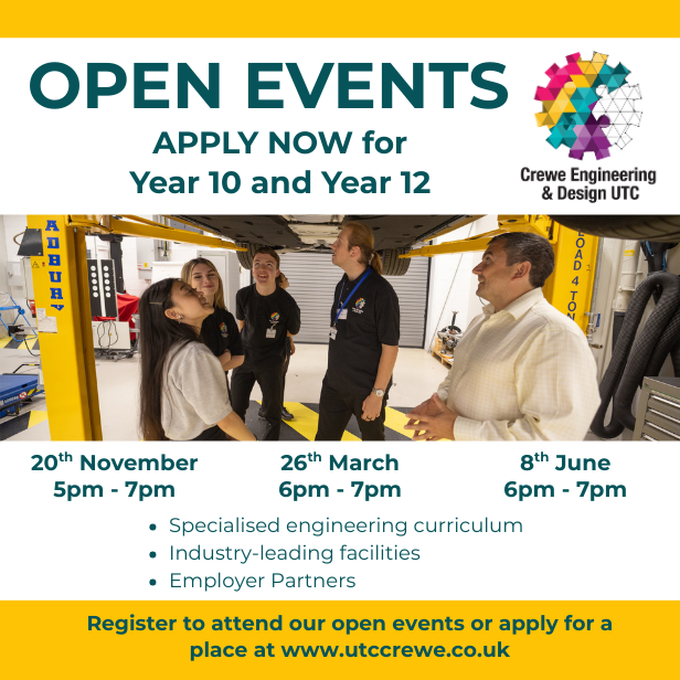 Image of Our next Open Event is 20th November!