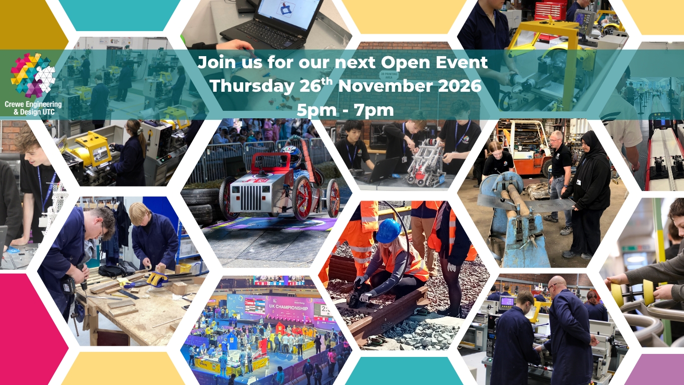 Image of Crewe UTC Prepares for Record Demand as Applications Surge Ahead of Open Evening