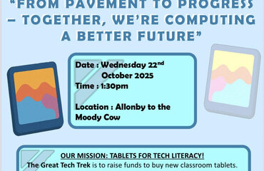 Image of Our Big Mission: 50 Educational Tablets - Join the Great Tech Trek!