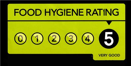 Image of 5 Star Hygiene Rating! 