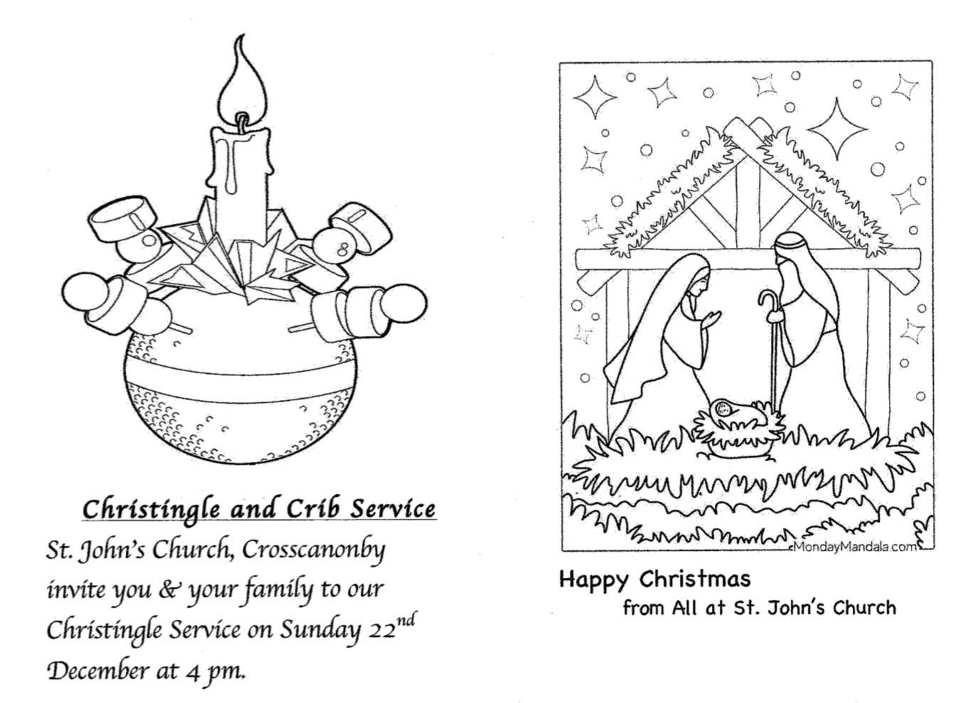 Image of Christingle and Crib Service