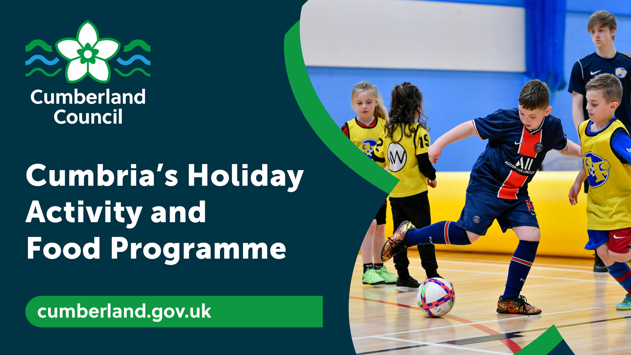 Image of Cumbria's Holiday Activity and Food Programme (HAF)
