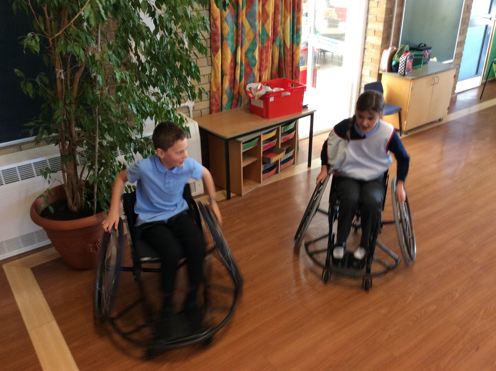 Image of Wheelchair Basketball!