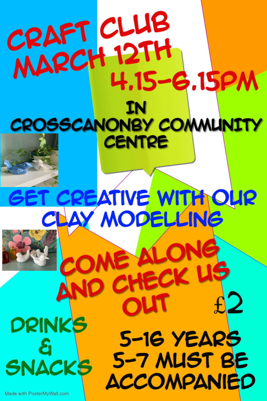 Image of Craft Club in the Community!