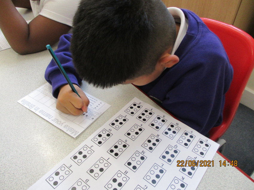 Image of The Braille Alphabet Year 2