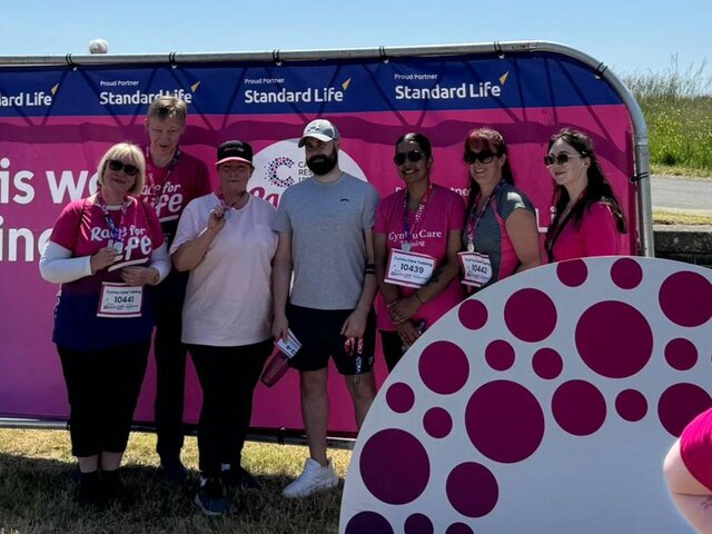 Image of CCT Staff take on the Race for Life 2024