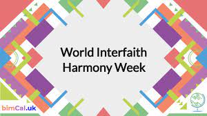 Image of World interfaith harmony week