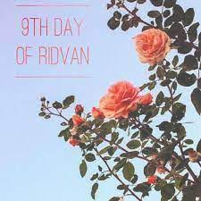 Image of Ninth day of Ridvan * Baha’i