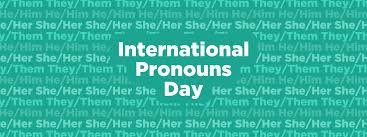 Image of International pronouns day