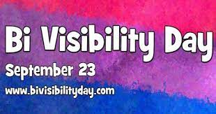 Image of bi visibility day 2023