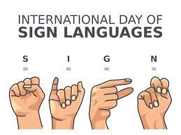 Image of International day of sign languages