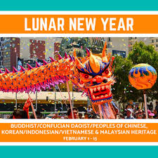 Image of Lunar new year Confucian, Daoist and Buddhist