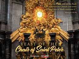 Image of Feast of the chair of saint Peter Catholic Christian