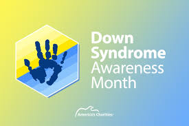 Image of Down syndrome awareness month