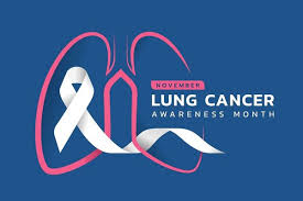 Image of  Lung cancer awareness month,