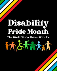 Image of Disability pride month 