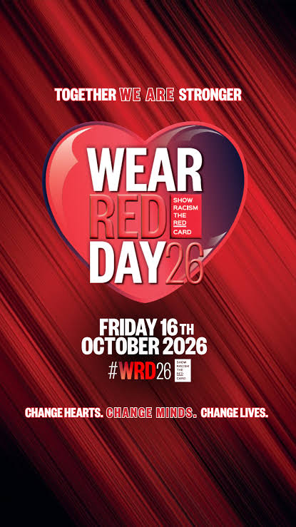 Image of Show Racism the Red Card’s wear red day