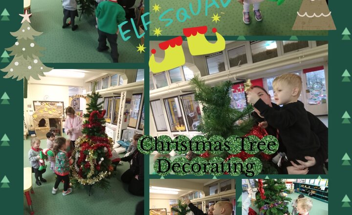 Image of Pre-School-Decorating The Christmas Tree-Gross And Fine Motor Skills