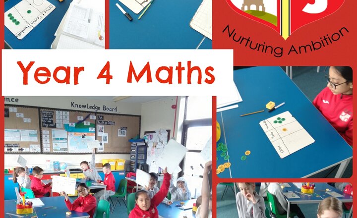 Image of Year 4 Maths - Tenths and hundredths on a place value chart