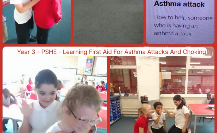 Image of Year 3 - PSHE - Learning First Aid For Asthma Attacks and Choking